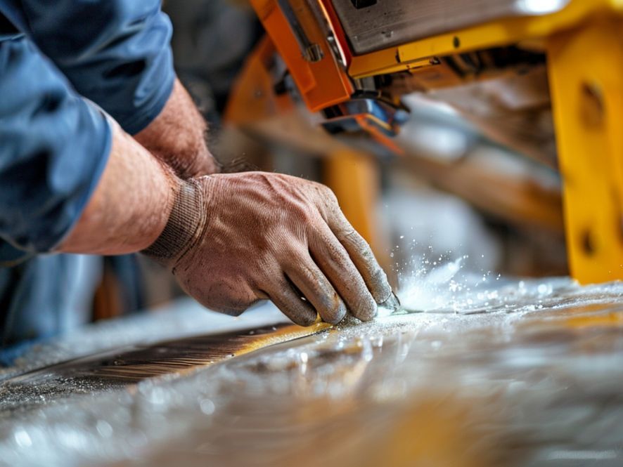 Precyzyjne docinanie listew to klucz do idealnego efektu.